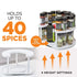 Tabletop Double Layer Seasoning Spice Storage Rack