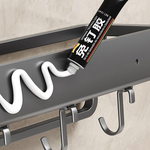 Bathroom Furniture Hanging Shelf set of 2- 50 cm