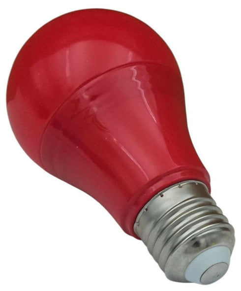 E27 LED 5W Color Light Bulb - 6 Pack - Red