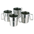 Outdoor camping foldable stainless steel cup 4pcs set
