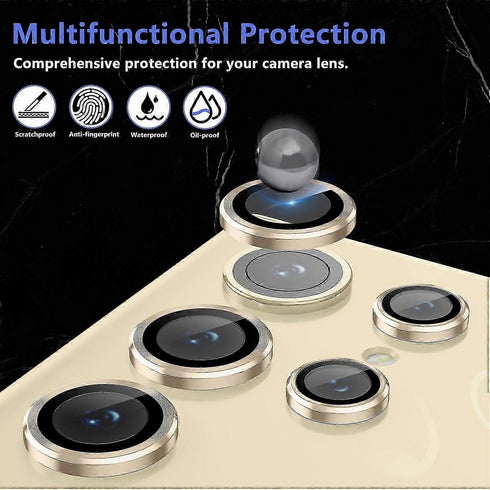 1 Set of Tempered Glass Camera Lens Protector, Compatible Brand Galaxy S24 Ultra.