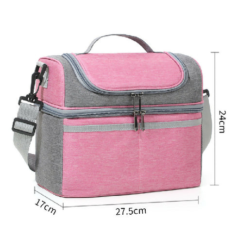 Portable Waterproof Oxford Fabric Lunch bag