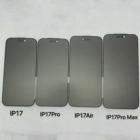 iPhone 17 Pro Privacy Tempered Glass Screen Protector - 9H