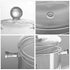 1.9L Transparent Glass Kitchen Heat-Resistant Pot