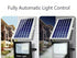 50W Solar LED Outside Flood Light with Remote control