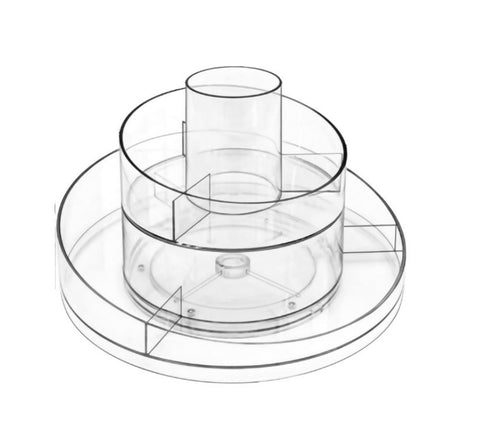 360 Rotatable Makeup Organizer Skincare Cosmetic Organizer