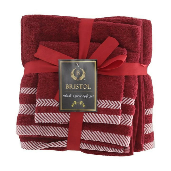 Bristol Towel Gift Set - Cherry Red