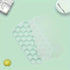 2 Pieces Hexagon 37 Grid Ice Mold - White