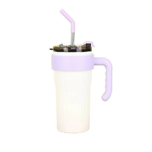Stainless Steel Insulated Travel Mug with Handle