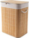 Foldable Slim Laundry Hamper with Cotton Handles