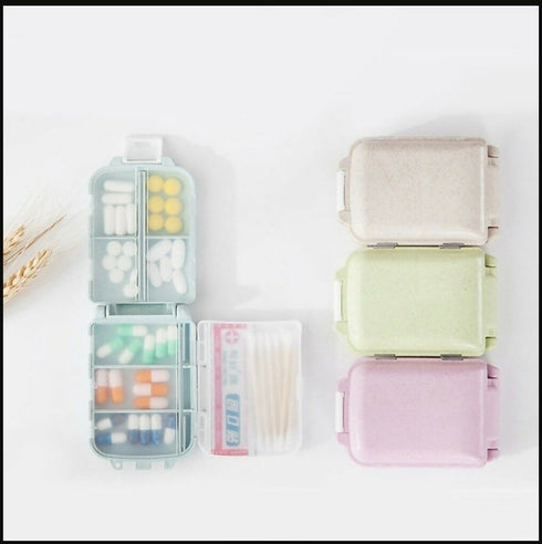 Pill Organizer Box - Blue