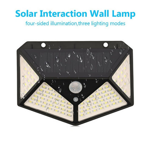 Solar Interaction Wall Lamp With 100 LED
