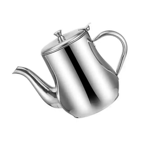 Stainless Steel Teapot With Filter Golden Kitchen Oil Filter Pot Liquid Seasoning Container