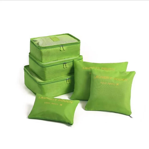 6 Set Packing Cubes Luggage Packing Organizers for Travel Accessories