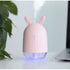 220ML Air Humidifier Cute Rabbit USB Aroma Diffuser-Pink