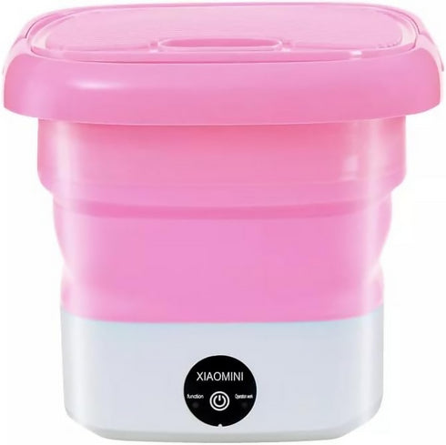 Foldable Compact Washing Machine -Pink
