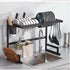 Over The Sink 2 Tier Dish Drying Rack