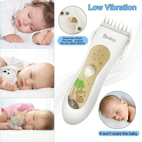 Toddler & Kids Waterproof Rechargeable Hair Clippers with Accessories