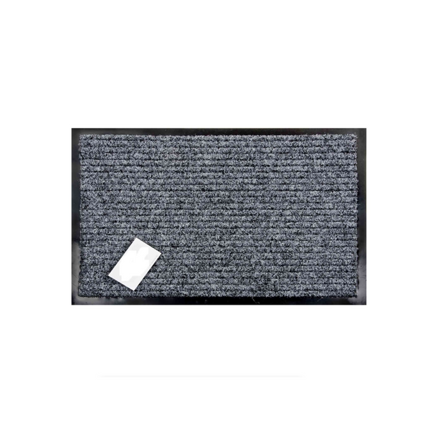 Ribbed Doormat - 100% Polyester & 100% PVC Backing - 50x80cm
