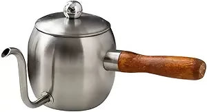Coffee Pot with Wooden Handle
