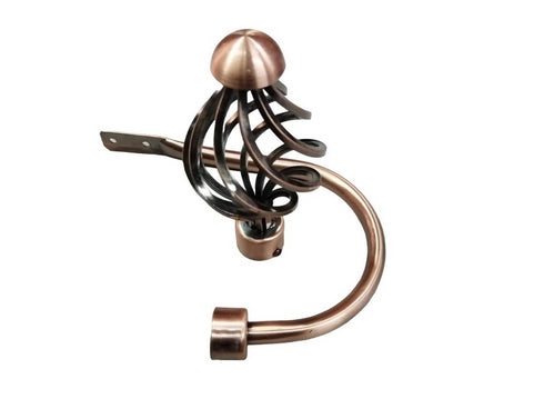 Spiral Heads Curtain Holders