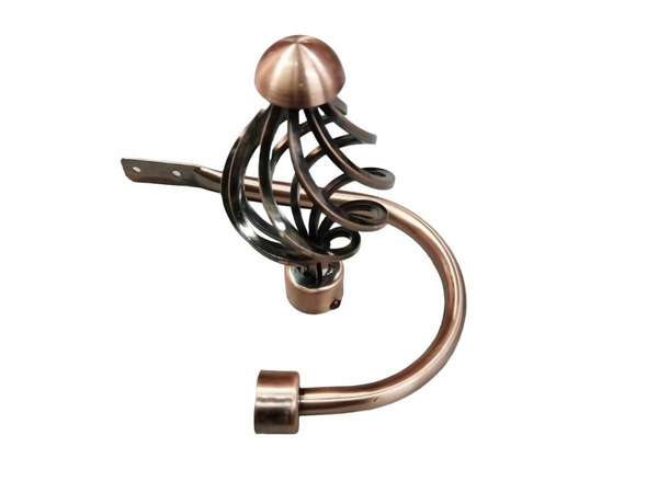 Spiral Heads Curtain Holders