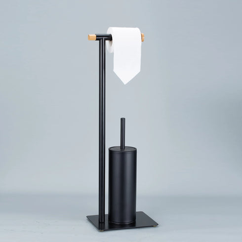 Multifunctional Bathroom Standing Tissue Holder with Toilet Paper Holder Toilet Toilet Brush