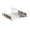 Stainless Steel Non-Slip Space Saving Trouser Hangers - Silver