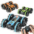 RC Car Stunt Tumbling Rotation Amphibious Off-road Remote Control Car Children Boys Toy