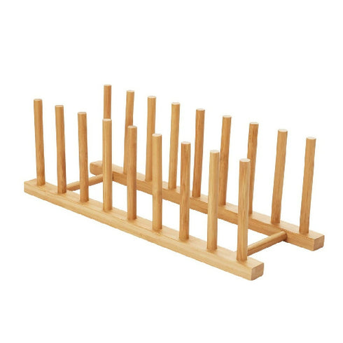 Bamboo Wood Plate Drying Holder