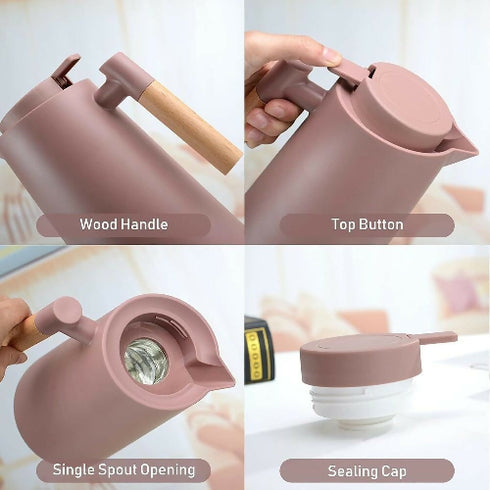 1000ml Thermal Insulation Hot Water Bottle Kettle with Handle