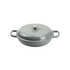 30CM Cast Iron Shallow Casserole Grey