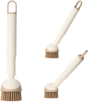 Handled pot brush