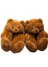 Indoor Fur Teady Bear Soft Plush Shoes