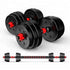 20KG ADJUSTABLE DUMBBELL SET WITH EXTENSION BAR