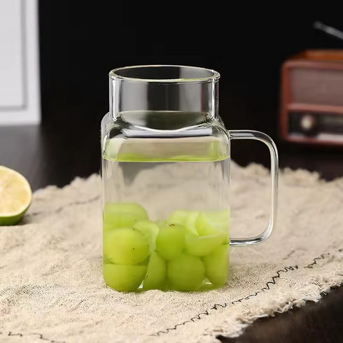 Glass Tumbler Can With Handle