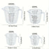 4 Pcs Plastic Measuring Cup -150ml*300ml*600ml*1000ml
