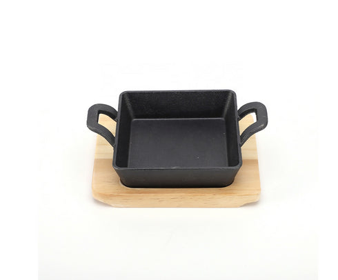 Platter with Wooden Base