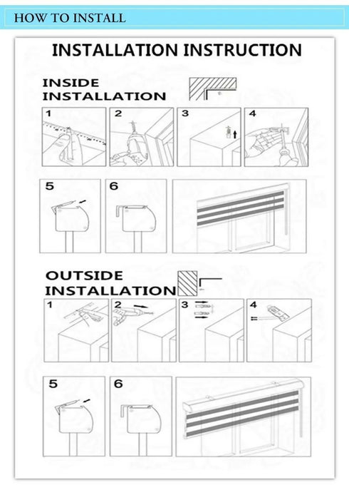 White Cotton Window Blinds