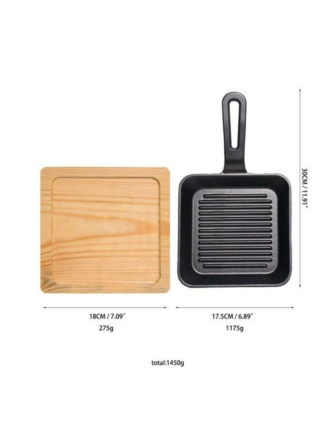 Cast Iron Square Griddle Pan