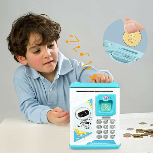 Electronic Piggy Bank with Fingerprint and Password