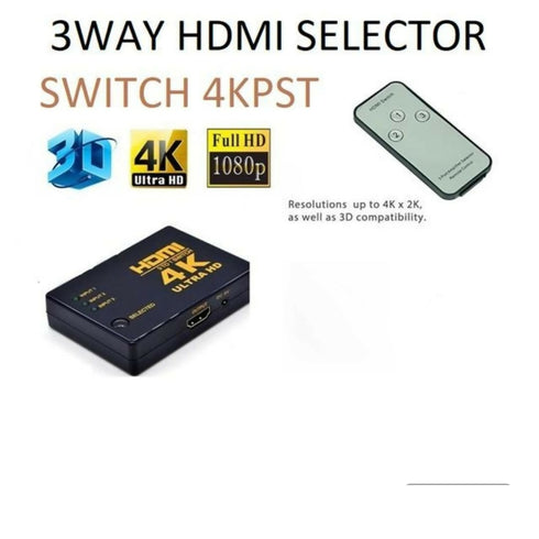 4K Ultra HD HDMI Switch With Remote