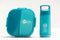 Hey life 900ml 3 compartment lunch box with water bottle-Blue