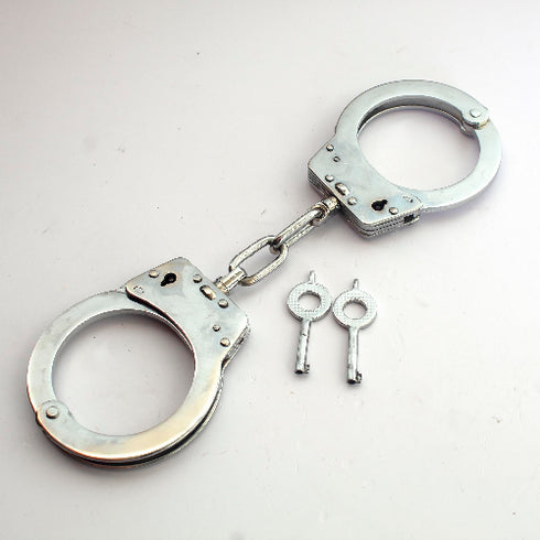 Metal Carbon Steel Handcuffs Double Locking System.