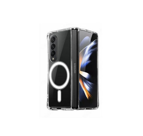 Magnetic Clear Case Compatible with Samsung Galaxy Z Fold 4