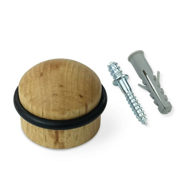 Round Wooden Door Stopper - 28x34mm