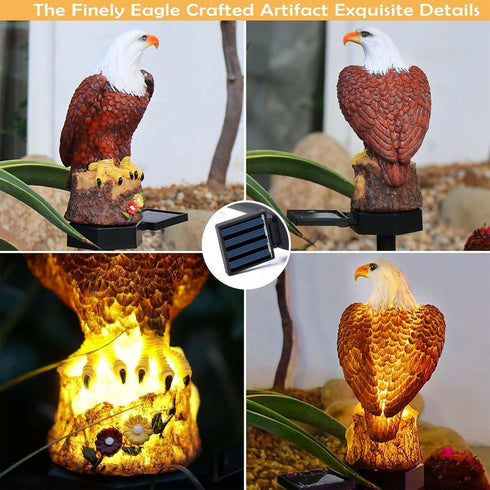 Garden Solar Lamp Polysilicon AAA Battery Owl Shape