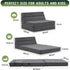 Modern Luxury Fully Compressed Sofa with New Memory Foam Design