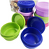 Set Of 8 Colorful Condiment Bowls with Lid