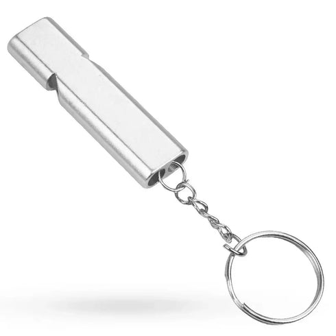 Double Pipe High Decibel Outdoor Camping Hiking Survival Whistle